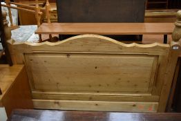 A solid pine headboard, double size