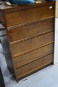 A set of drawers 61cm wide 91cm tall 41cm deep