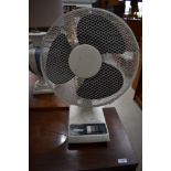 A vintage desk fan, by JAC