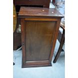 An early 20th Century mahogany pot cupboard , width approx. 48cm