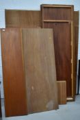A good selection of ply boards and teak doors may, flatpack version of wardrobe similar to lot