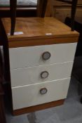 A set of laminated drawers ideal for bathroom or bedroom approx 45cmx46cmx70cm