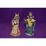 Two Royal Doulton Bunnykins figurines, Mystic Bunnykins DB197 and Sands of Time DB229