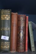 A small selection of vintage and antique books including R.B Lodge the birds and their story,