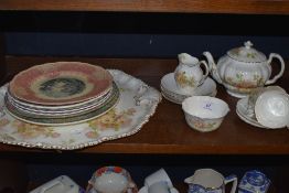 A mixed lot of ceramics including royal Doulton and Royal Worcester, included are various plates,