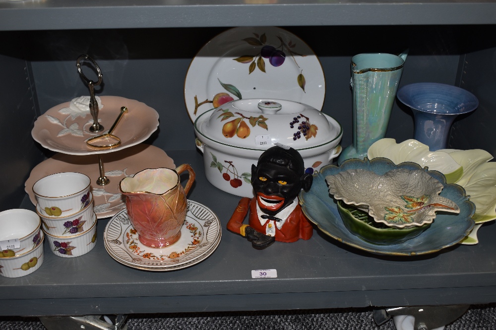 A collection of mixed items including ceramics such as Royal Doulton Evesham,Shorter,Royal Winton