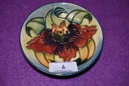 A Moorcroft Anna lily pin dish.