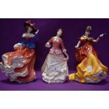 Three Royal Doulton figurines, Susan HN3871, Belle HN3703 and Janet HN4042