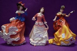 Three Royal Doulton figurines, Susan HN3871, Belle HN3703 and Janet HN4042