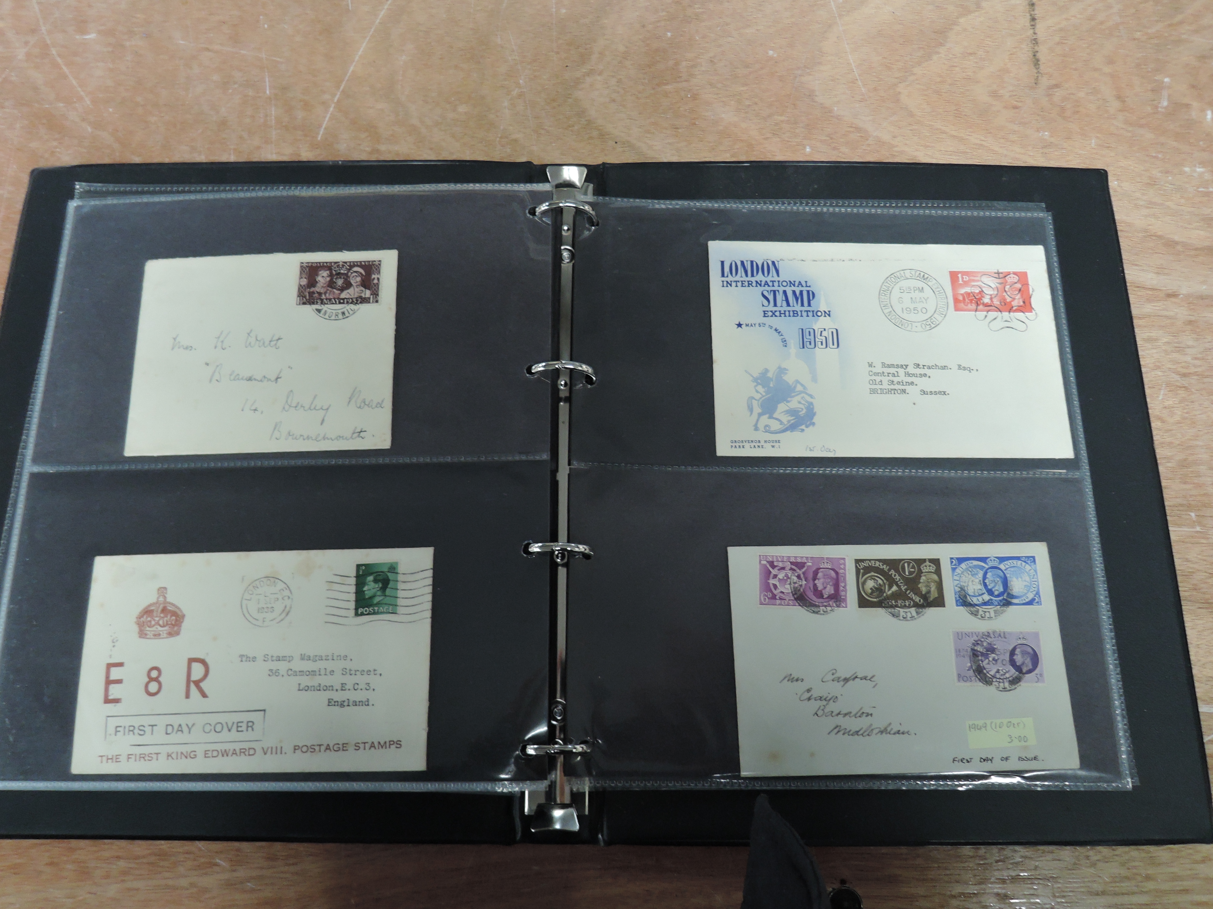 Two albums of GB pre decimal First Day Covers, 1936-1970 including Universal Postal Union, 1948 - Image 12 of 34