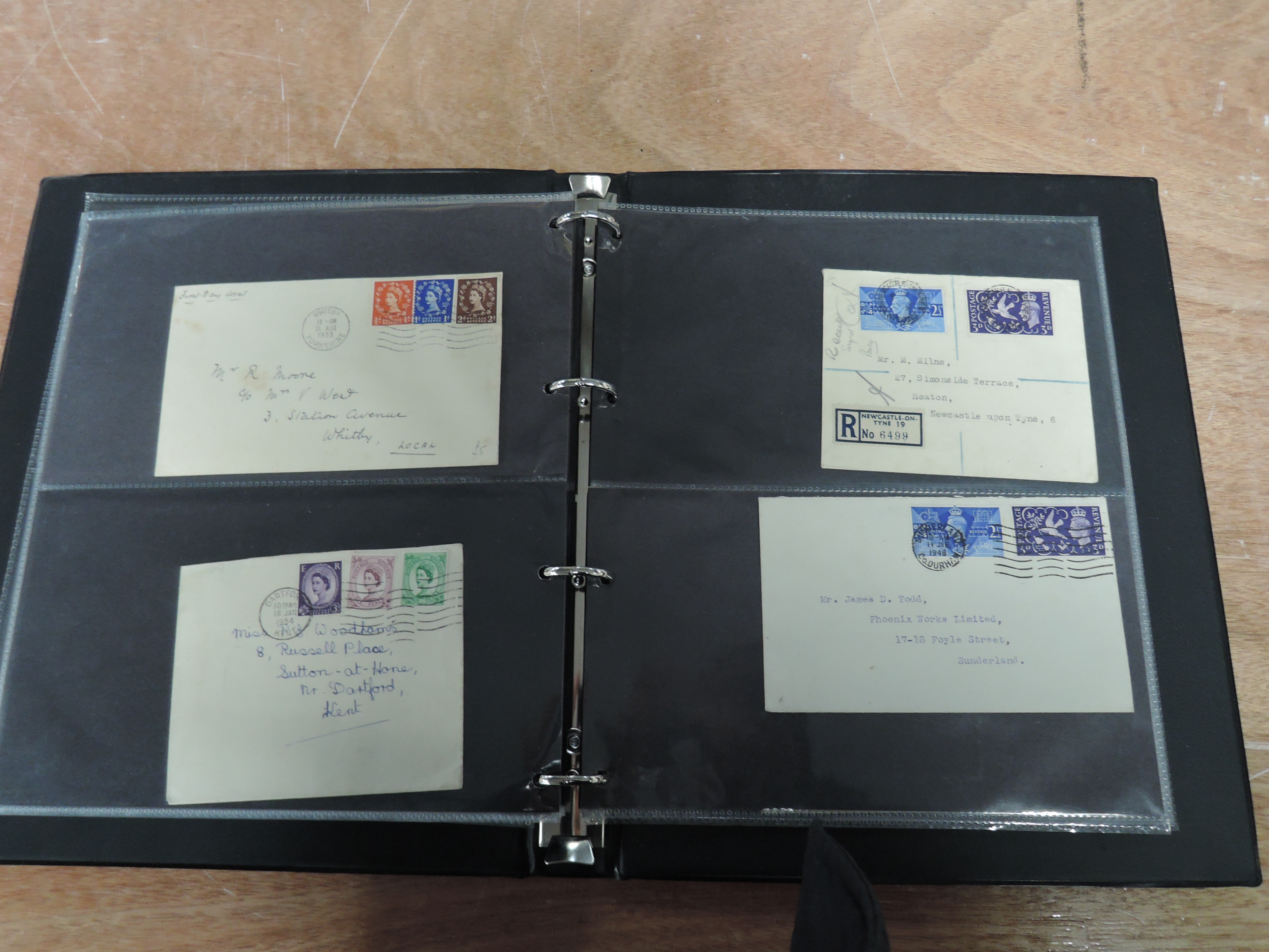 Two albums of GB pre decimal First Day Covers, 1936-1970 including Universal Postal Union, 1948 - Image 11 of 34