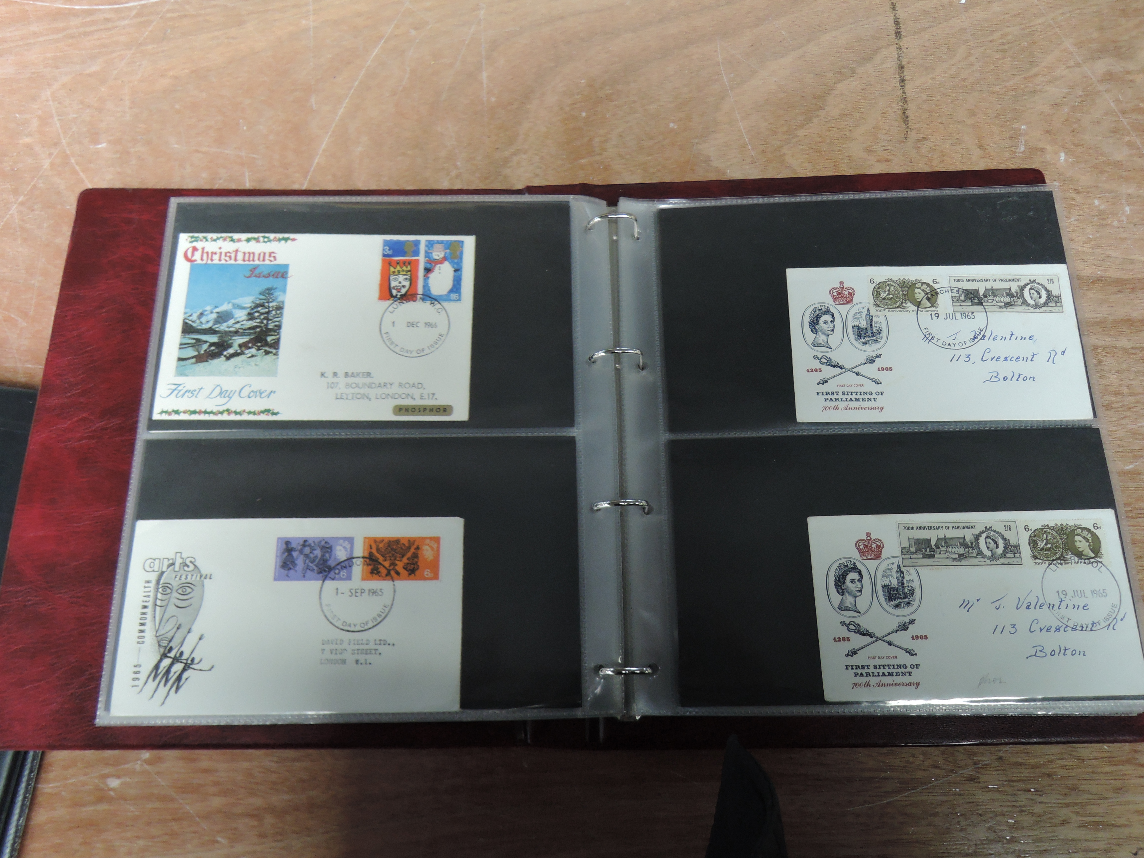 Two albums of GB pre decimal First Day Covers, 1936-1970 including Universal Postal Union, 1948 - Image 27 of 34