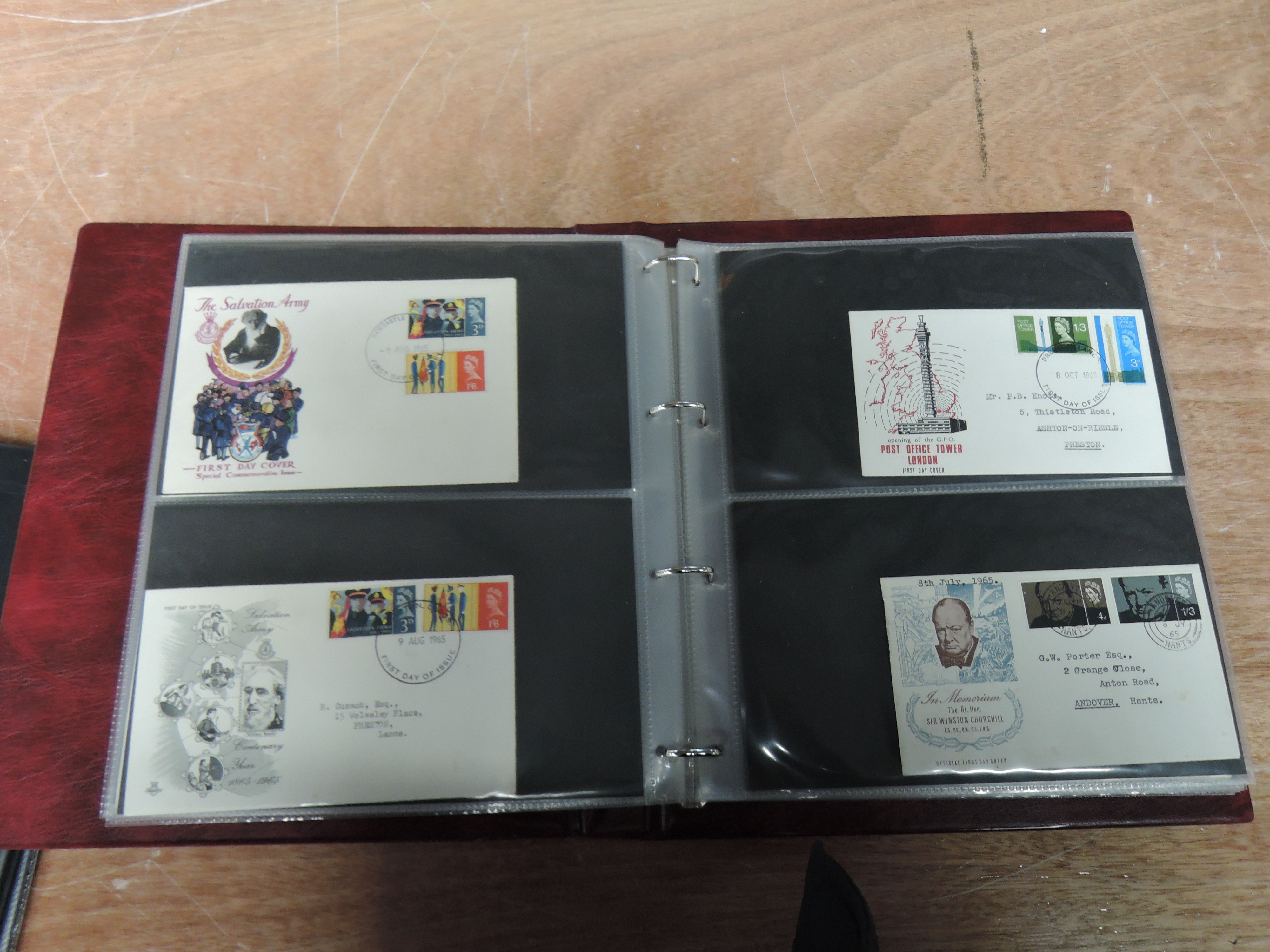 Two albums of GB pre decimal First Day Covers, 1936-1970 including Universal Postal Union, 1948 - Image 28 of 34