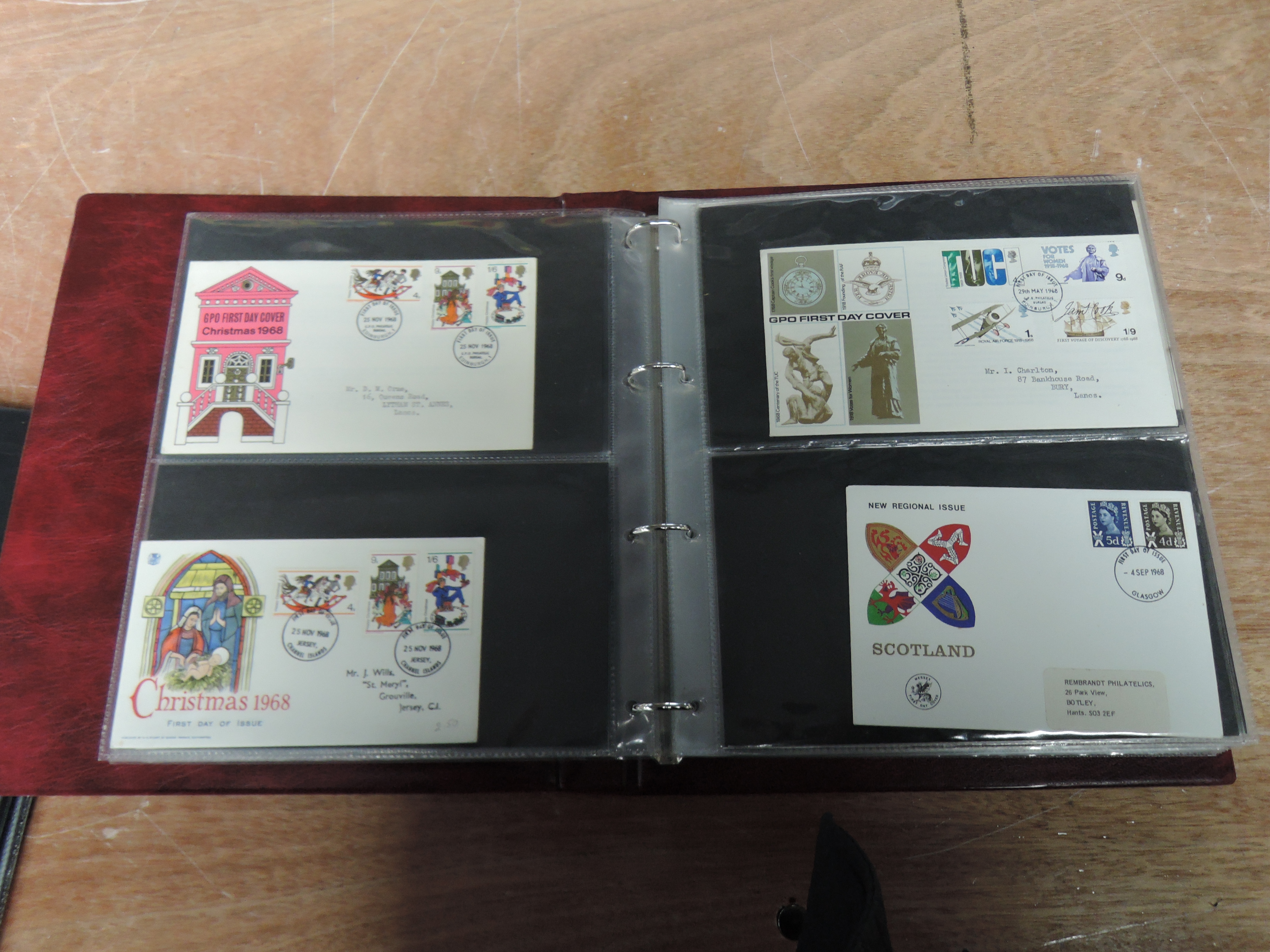 Two albums of GB pre decimal First Day Covers, 1936-1970 including Universal Postal Union, 1948 - Image 20 of 34