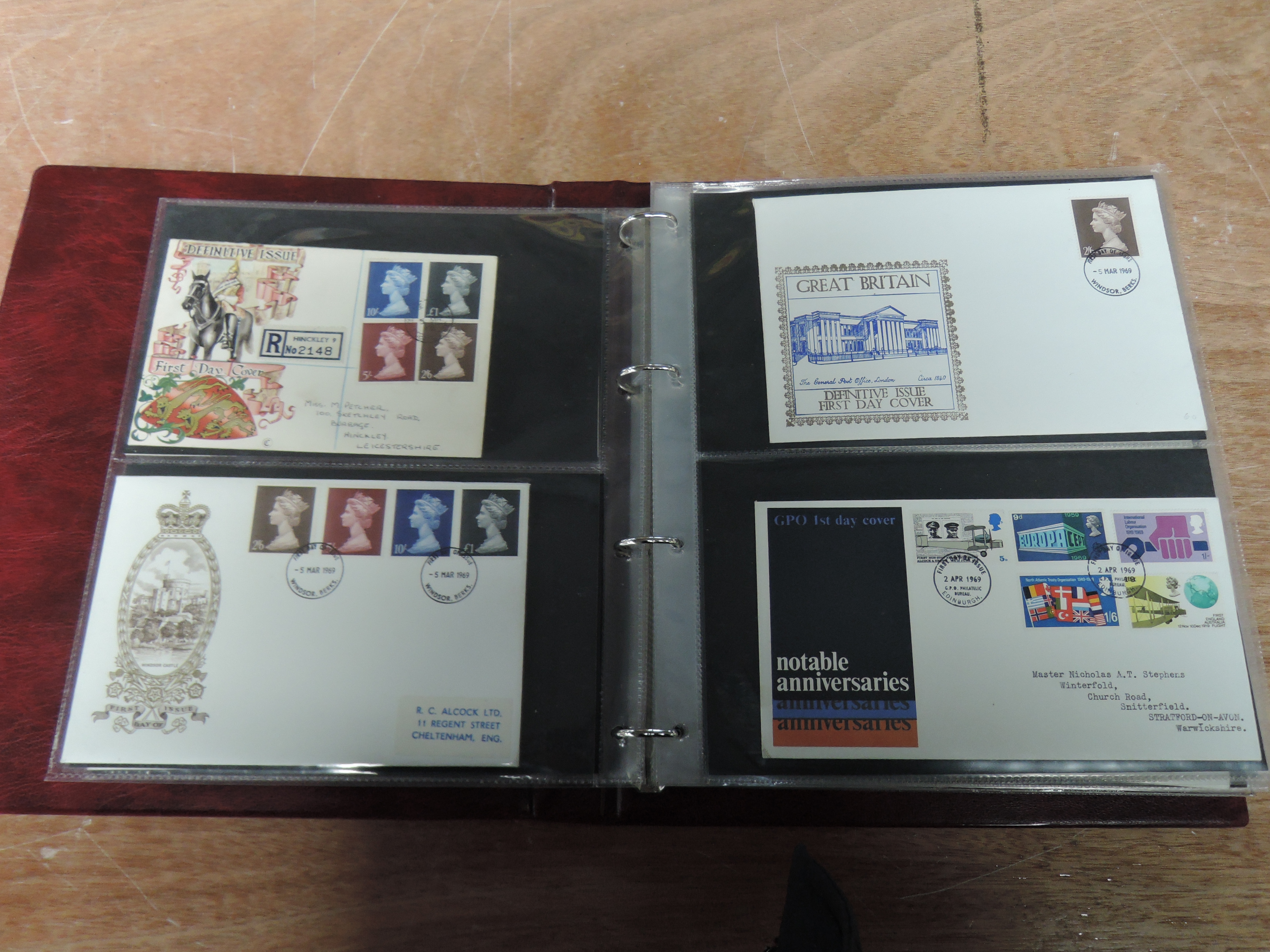 Two albums of GB pre decimal First Day Covers, 1936-1970 including Universal Postal Union, 1948 - Image 18 of 34