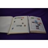 Two partly filed albums of World Stamps including GB 1960's-1970's, Egypt, French Colonies,