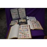 Five Albums of GB, Commonwealth and World Stamps, Mint and Used, 20th Century