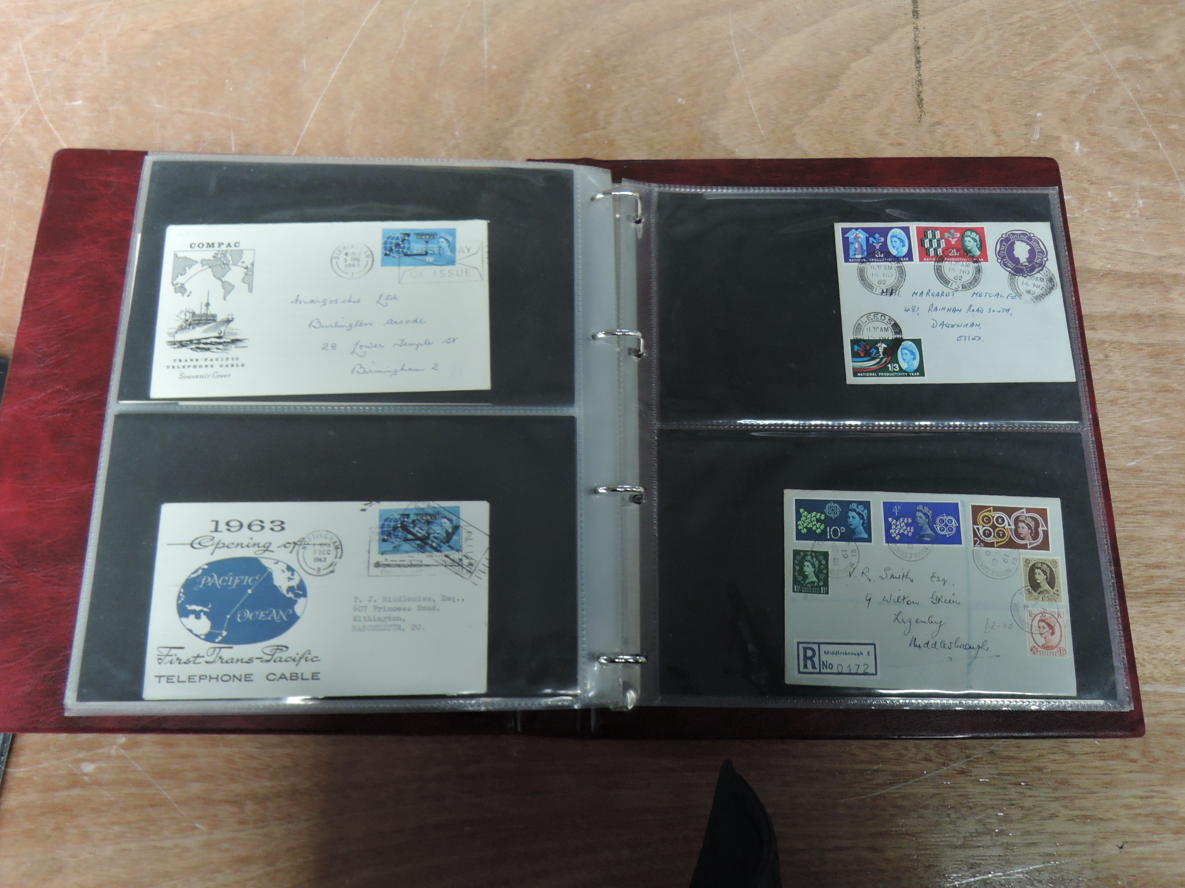 Two albums of GB pre decimal First Day Covers, 1936-1970 including Universal Postal Union, 1948 - Image 32 of 34