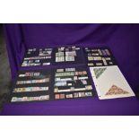 A collection on six Stock Cards of Australia and New Zealand Stamps, mint and used, 1800's - 1960's,