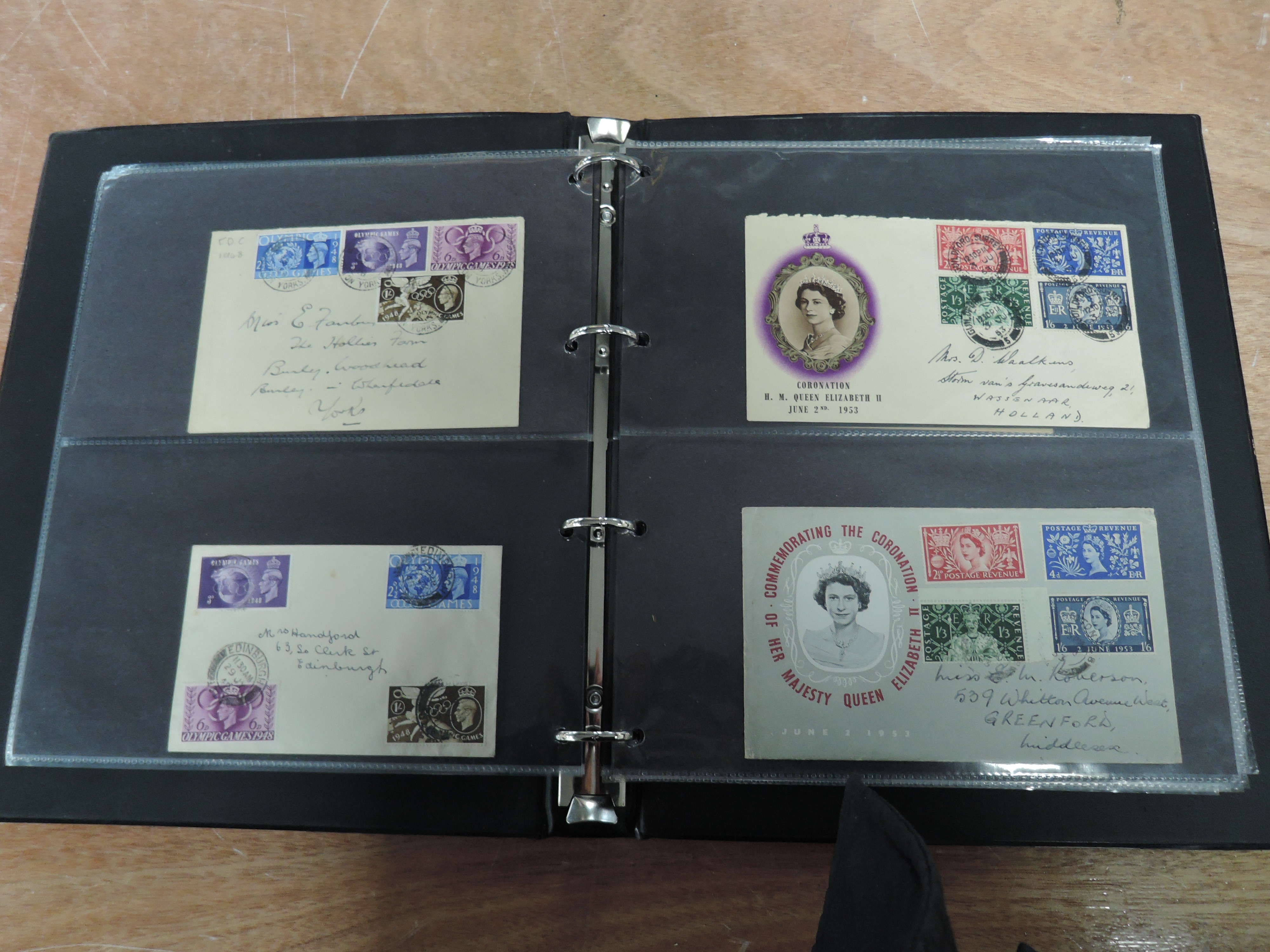 Two albums of GB pre decimal First Day Covers, 1936-1970 including Universal Postal Union, 1948 - Image 5 of 34