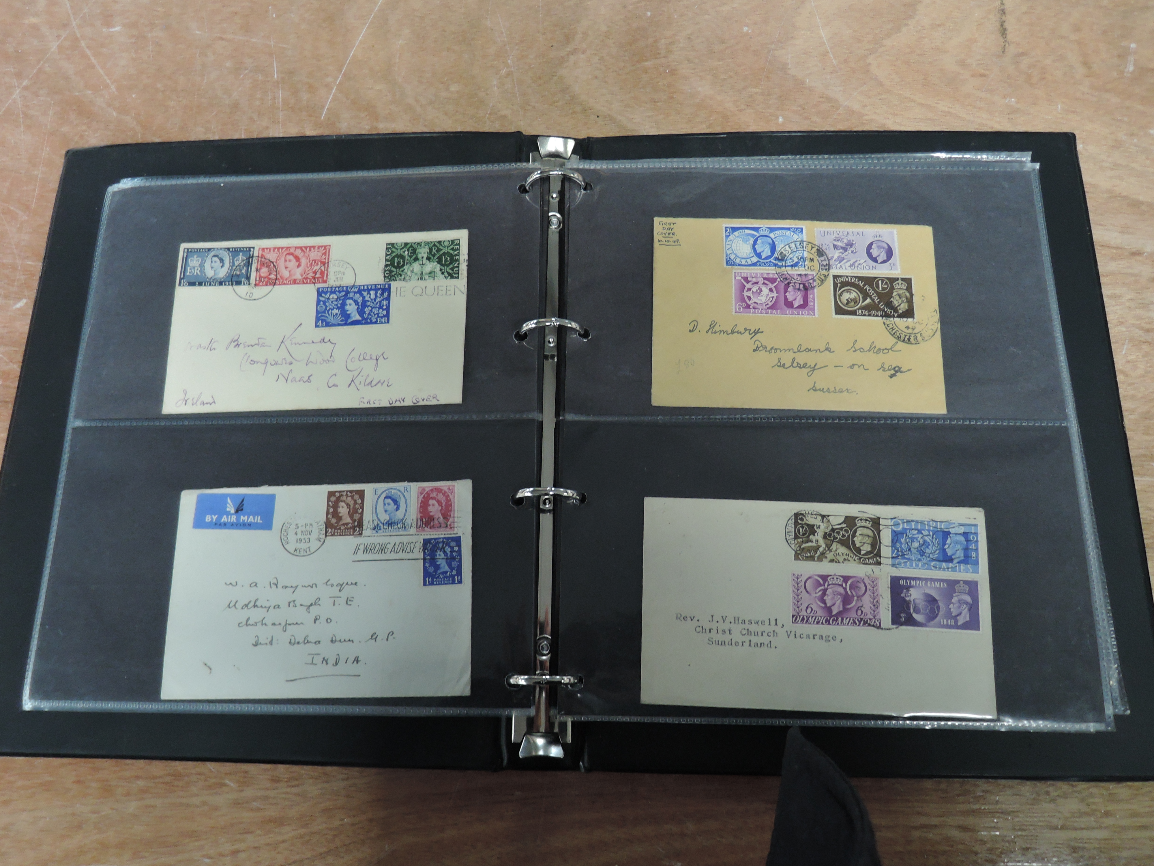 Two albums of GB pre decimal First Day Covers, 1936-1970 including Universal Postal Union, 1948 - Image 6 of 34