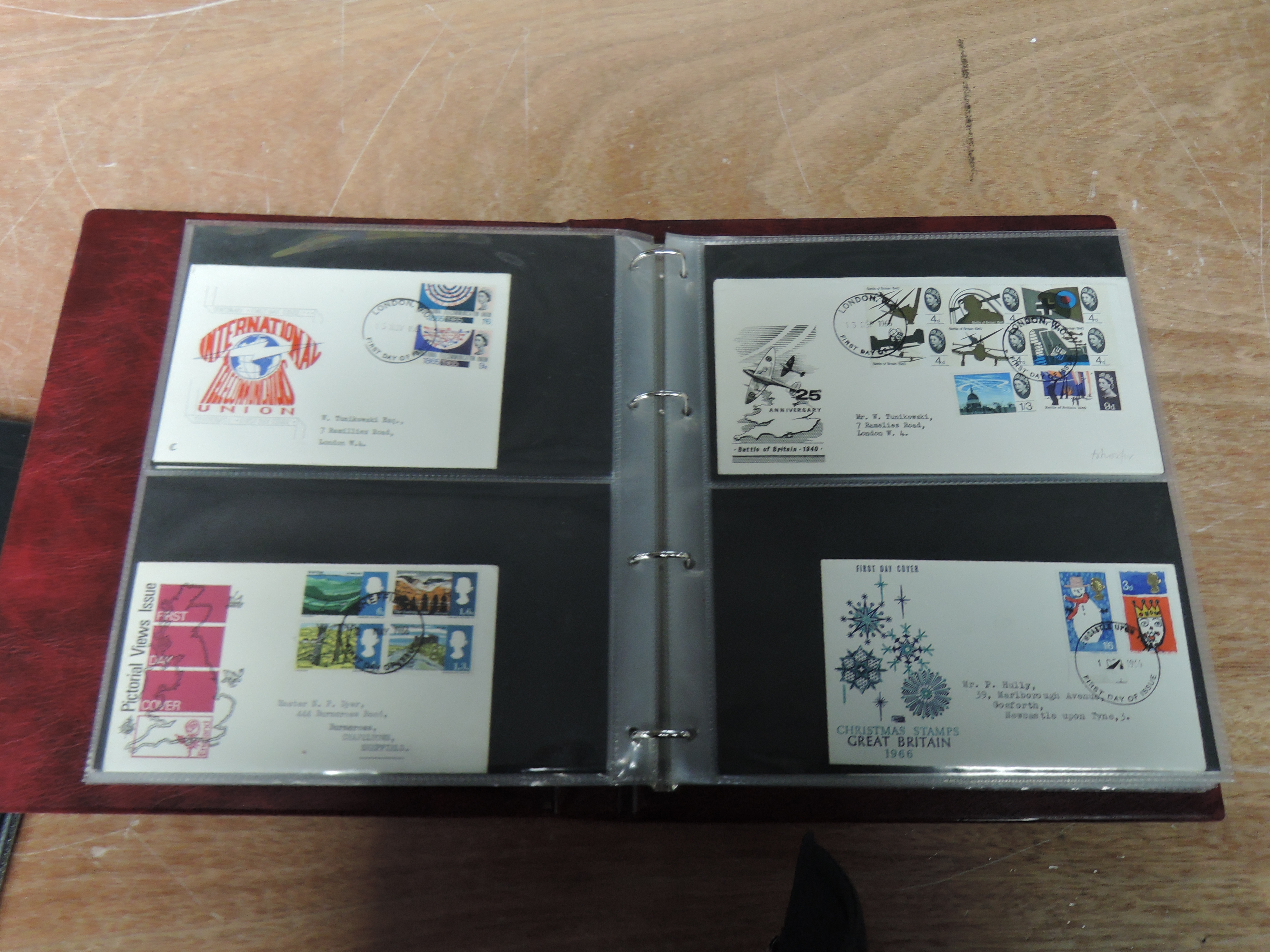 Two albums of GB pre decimal First Day Covers, 1936-1970 including Universal Postal Union, 1948 - Image 26 of 34