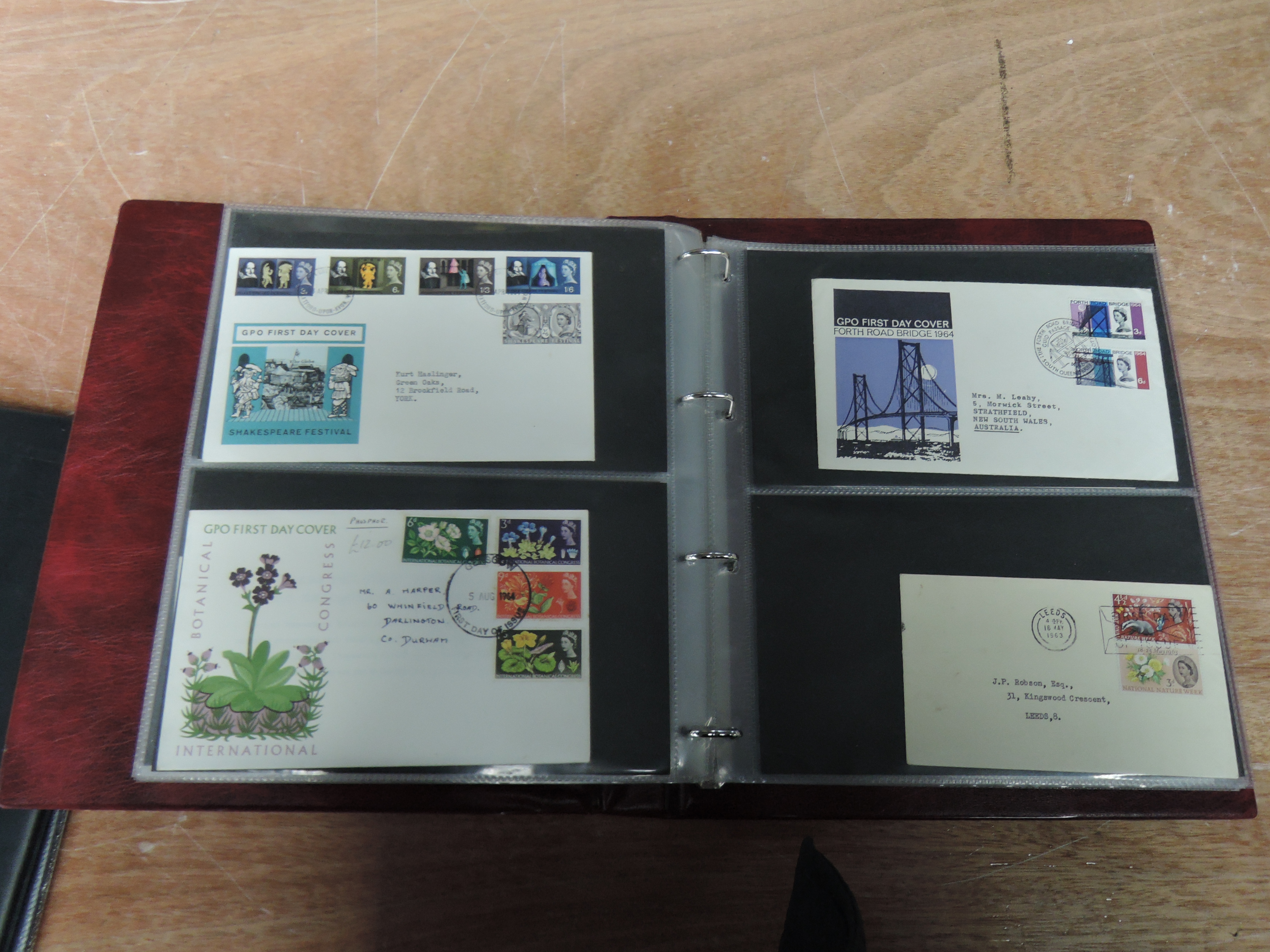 Two albums of GB pre decimal First Day Covers, 1936-1970 including Universal Postal Union, 1948 - Image 30 of 34