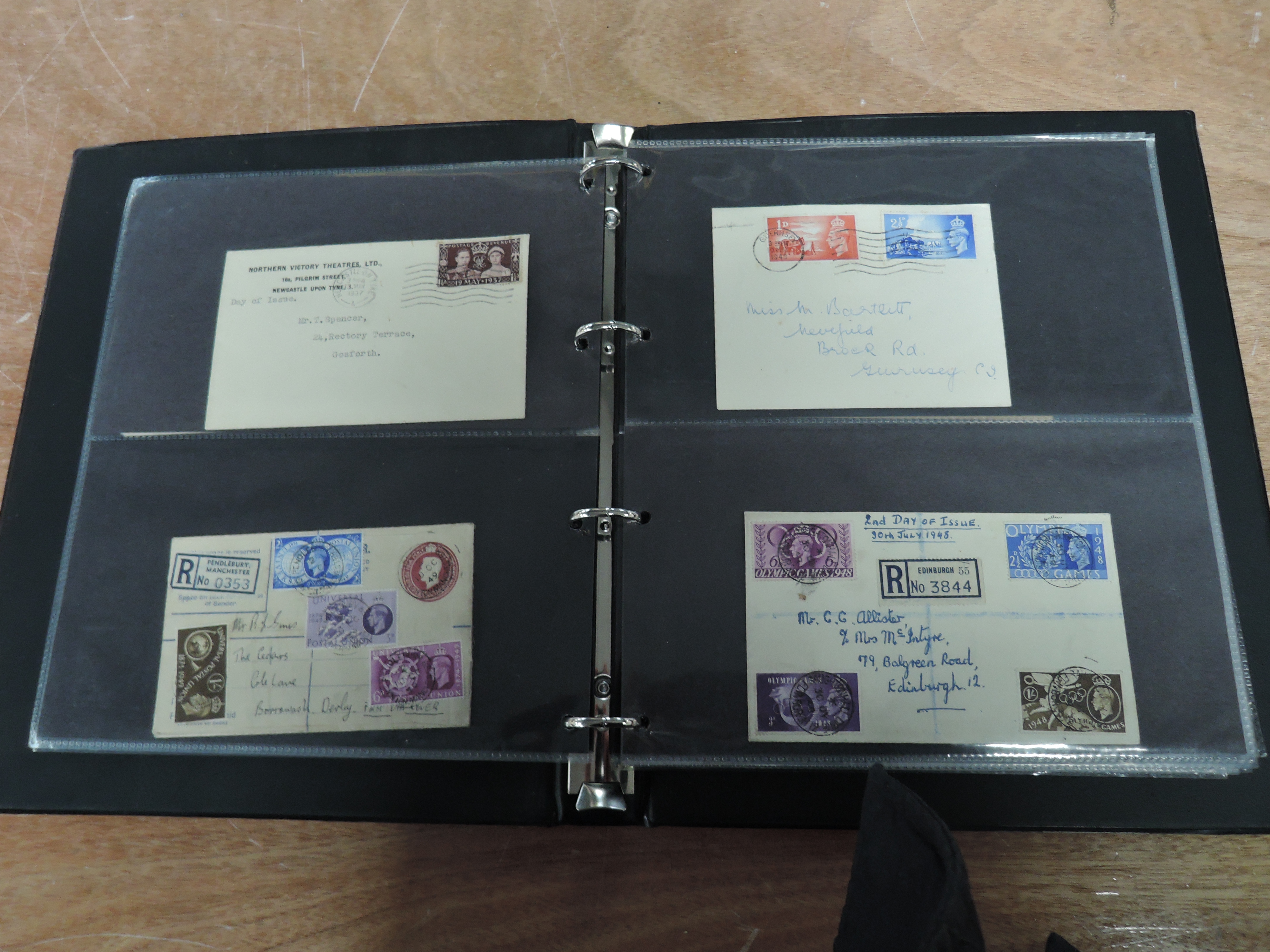 Two albums of GB pre decimal First Day Covers, 1936-1970 including Universal Postal Union, 1948 - Image 4 of 34