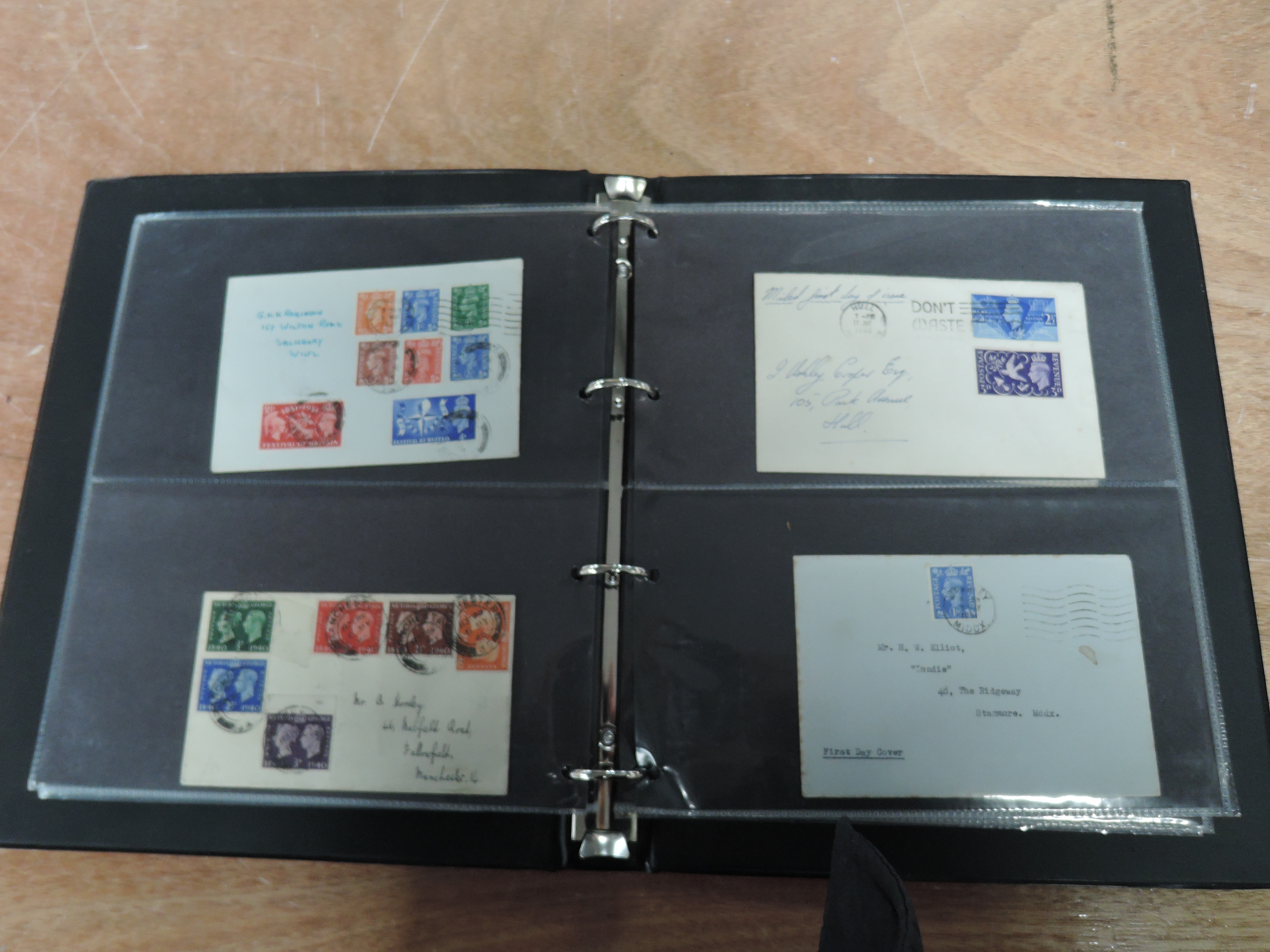 Two albums of GB pre decimal First Day Covers, 1936-1970 including Universal Postal Union, 1948 - Image 7 of 34