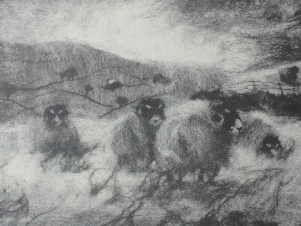 A Ltd Ed print, after A E Hunter, Swaledales at Home, signed and num 526/850, 43 x 54cm, - Image 2 of 2