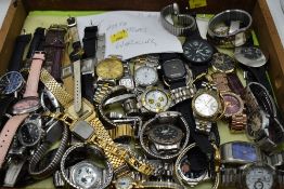 A large selection of fashion wrist watches of various styles including Lorus, Avia, Next, Seiko etc