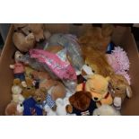 A box of teddy bears.