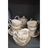 a part tea service by Paragon in the Country Lane design 15 pieces approx