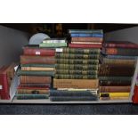 A large quantity of vintage books including encyclopaedias, seashore and flower reference books,