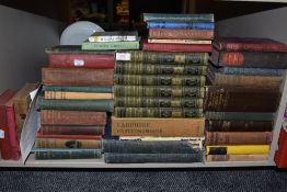 A large quantity of vintage books including encyclopaedias, seashore and flower reference books,