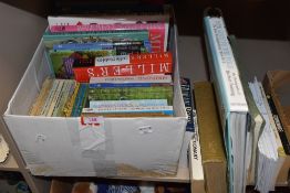 A mixed lot of vintage and modern books including Millers antiques guides, gardening interest,