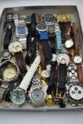 A large selection of wrist watches including Seiko, Rotary, Lorus, Limit, Pulsar etc