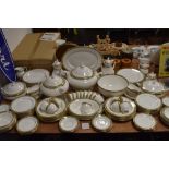 A Royal Grafton Riviera part dinner service comprising of turreens,bowls, plates,cups and saucers