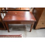 A modern mahogany occasional/coffee table, approx. 26 x 41cm