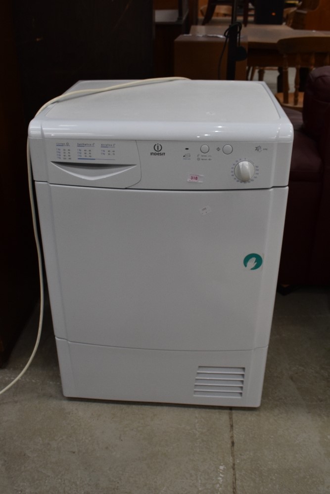 An Indesit condenser dryer