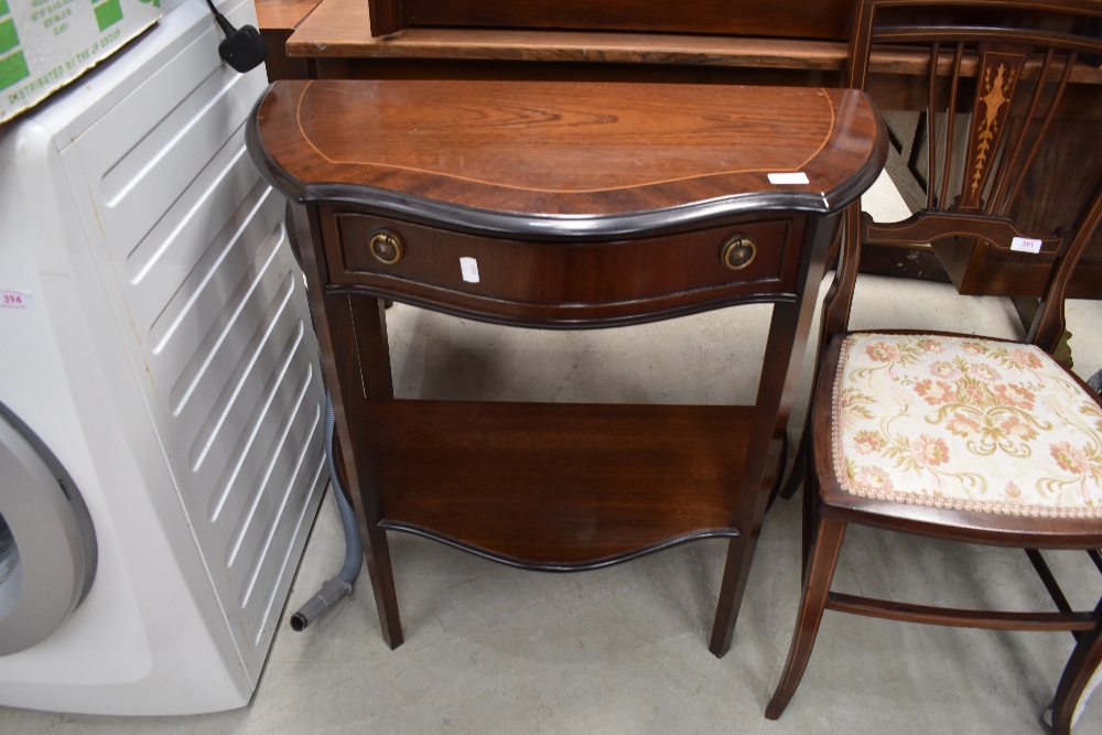 A reproduction Regency side table, width approx. 72cm