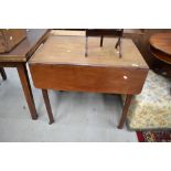 A 19th Century mahogany drop leaf table, approx. width 82cm