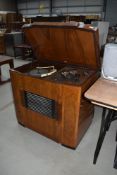 A Garrard Radio Gramophone Record player Model 1046G no. 3164