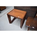 A mid century nest of teak tables, G Plan