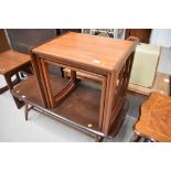 A mid century nest of teak tables, G Plan