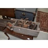 A selection of antique/vintage woodplanes