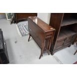 An early 20th Century mahogany drop leaf table in the Sutherland style, height approx 65cm, 90cm