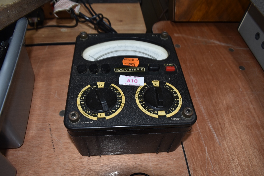 An Avometer 8 for electrical testing