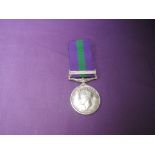 A General Service Medal with Palestine 1945-48 Bar, named to AS.4796 PTE.M.Makoko A.P.C. (African