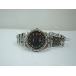 A gent's 1979 Omega Seamaster quartz wrist watch no 1342, serial no: 43548659 having baton numeral
